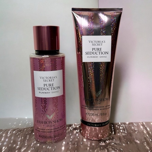 Victoria’s Secret Pure Seduction Shimmer Body Care Gift Set Fashion Show NWT - Picture 1 of 4